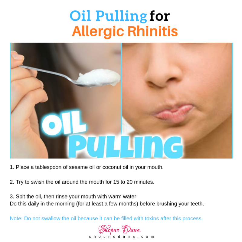 Oil-pulling-Allergic-Rhinitis-home-remedies